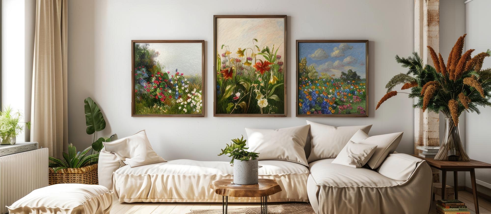 Идеи за подреждане на картините по стената: композиции, разположения и важни визуални правила