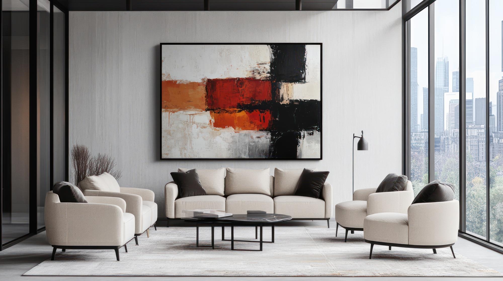 Идеи за декор с абстрактни картини върху платно през 2025 г.