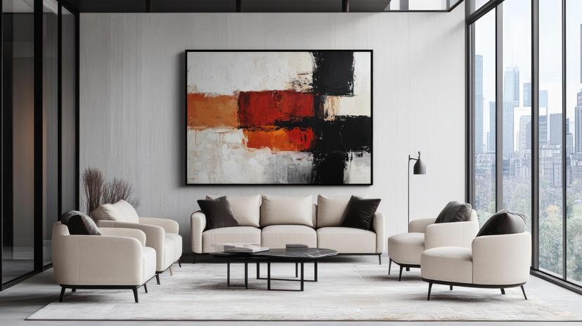 Идеи за декор с абстрактни картини върху платно през 2025 г.