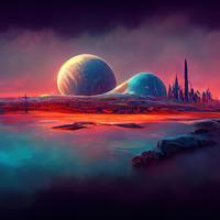 Sci-fi пейзажи