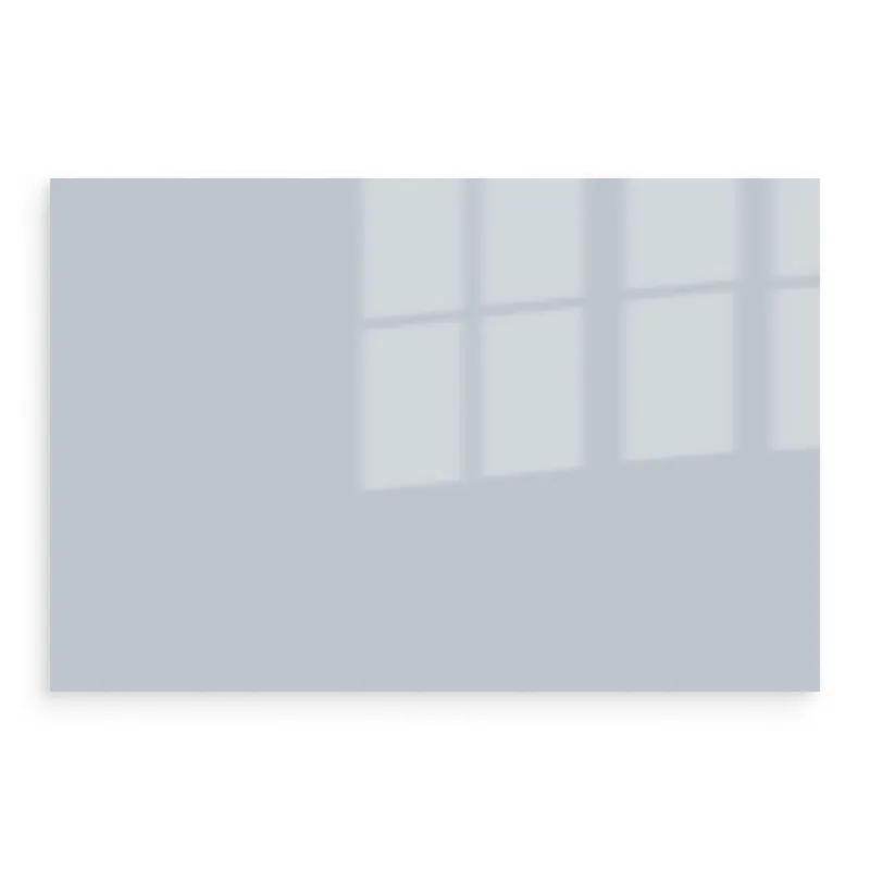 Стъклен панел за кухня Metallic Silver Hex Bcc6cc