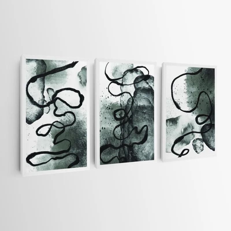 Картина на многоплатна основа Black Linesrt mockup 0