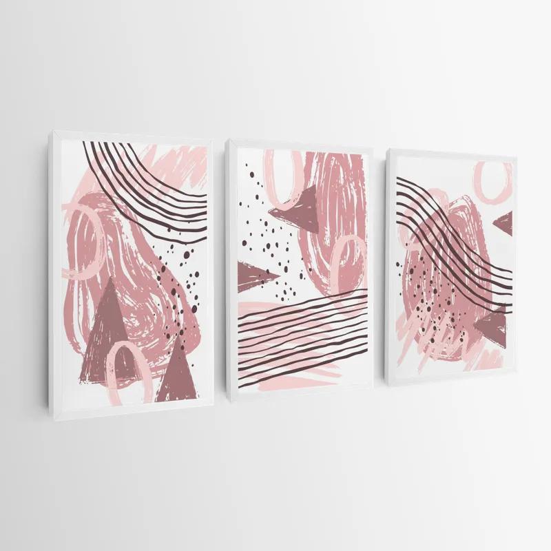 Картина на многоплатна основа Pink Set mockup 0