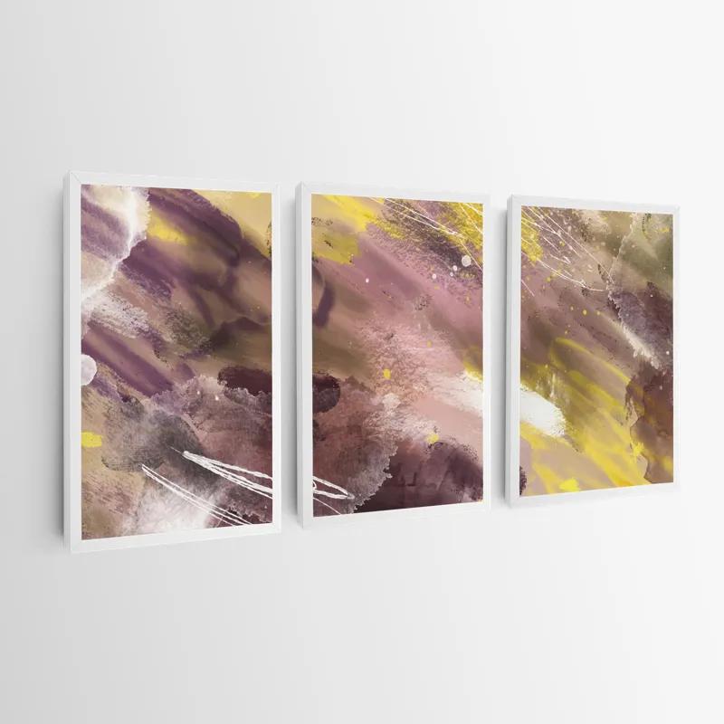 Картина на многоплатна основа Purple Set mockup 0