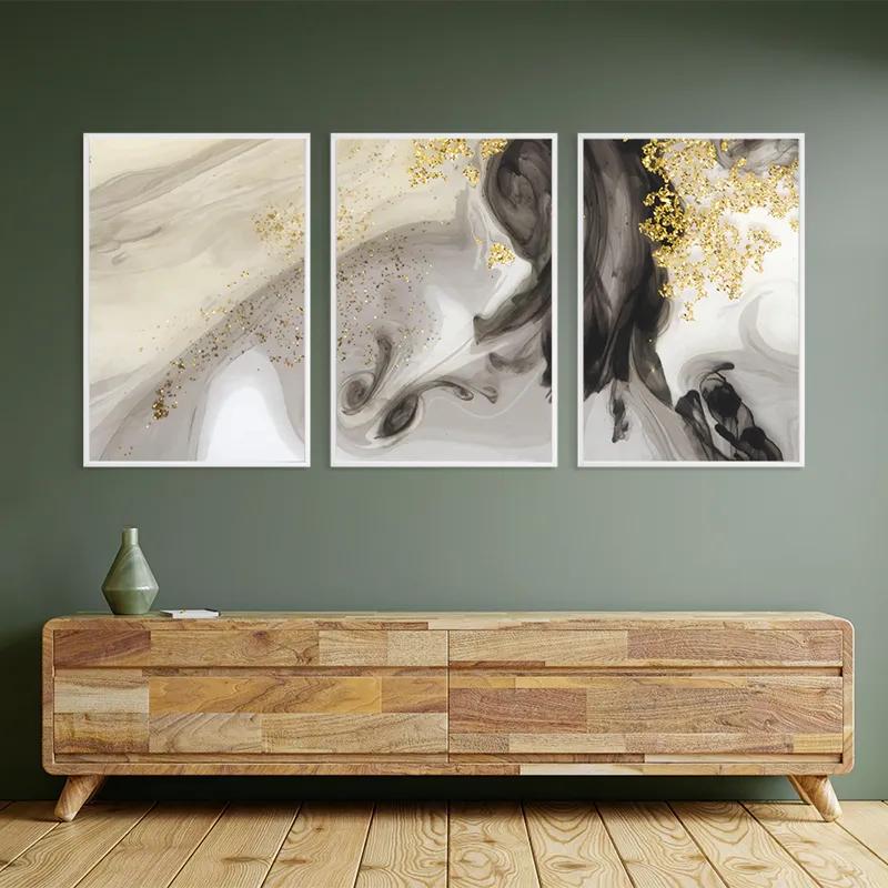 Картина на многоплатна основа Cream Glitter Set mockup 2