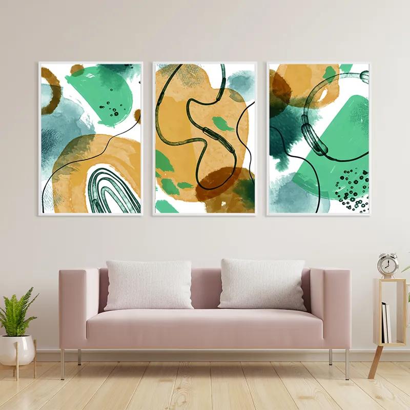 Картина на многоплатна основа Bluerown Set mockup 3