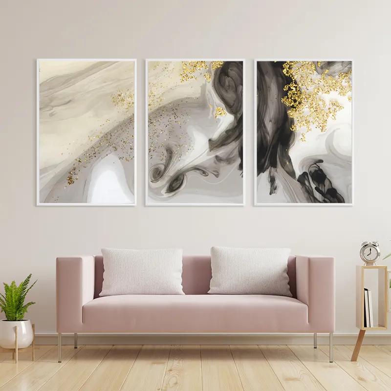 Картина на многоплатна основа Cream Glitter Set mockup 3