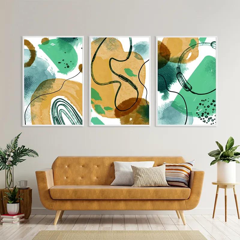 Картина на многоплатна основа Bluerown Set mockup 4