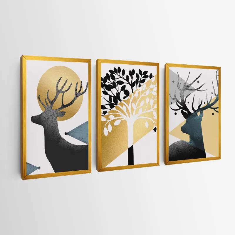 Картина на многоплатна основа Blacknd White Tree mockup 0