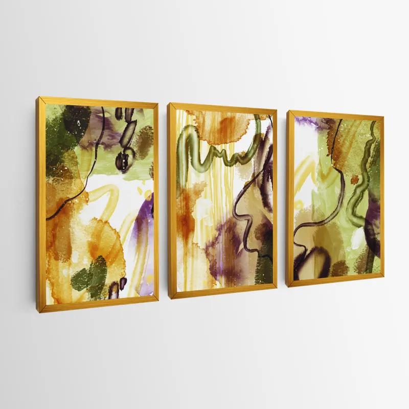 Картина на многоплатна основа Orange Purplert mockup 0