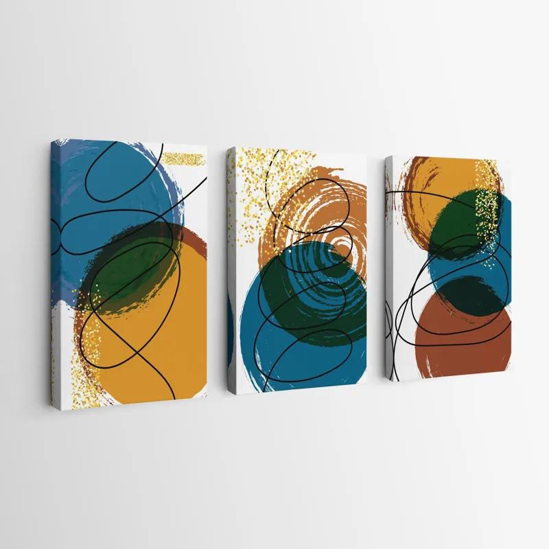 Картина на многоплатна основа Abstract Circles mockup 0