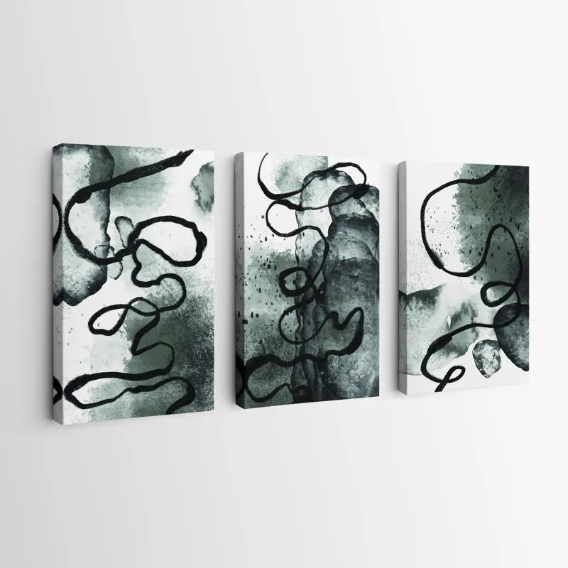 Картина на многоплатна основа Black Linesrt mockup 0