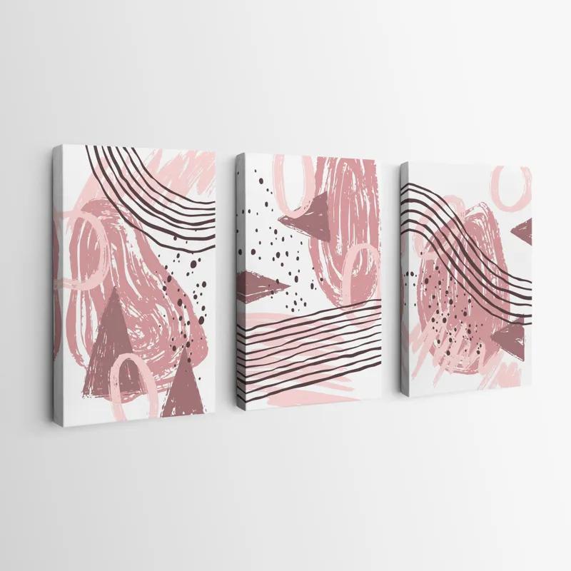 Картина на многоплатна основа Pink Set mockup 0