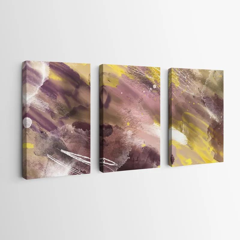 Картина на многоплатна основа Purple Set mockup 0