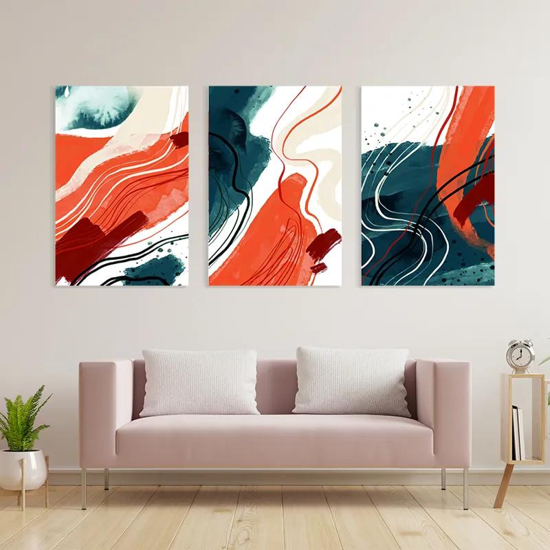 Картина на многоплатна основа Orangelue Set mockup 3