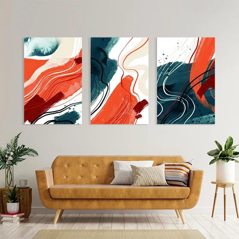 Картина на многоплатна основа Orangelue Set mockup 4