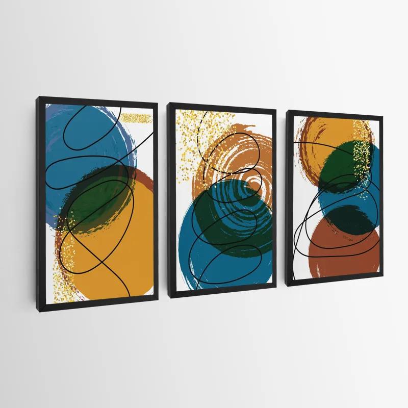 Картина на многоплатна основа Abstract Circles mockup 0