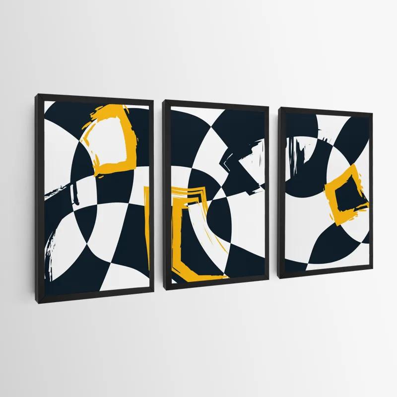 Картина на многоплатна основа Blacknd Whitert mockup 0