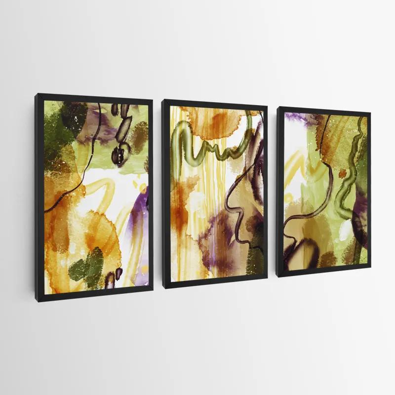 Картина на многоплатна основа Orange Purplert mockup 0