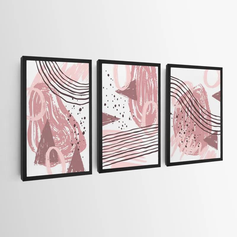 Картина на многоплатна основа Pink Set mockup 0