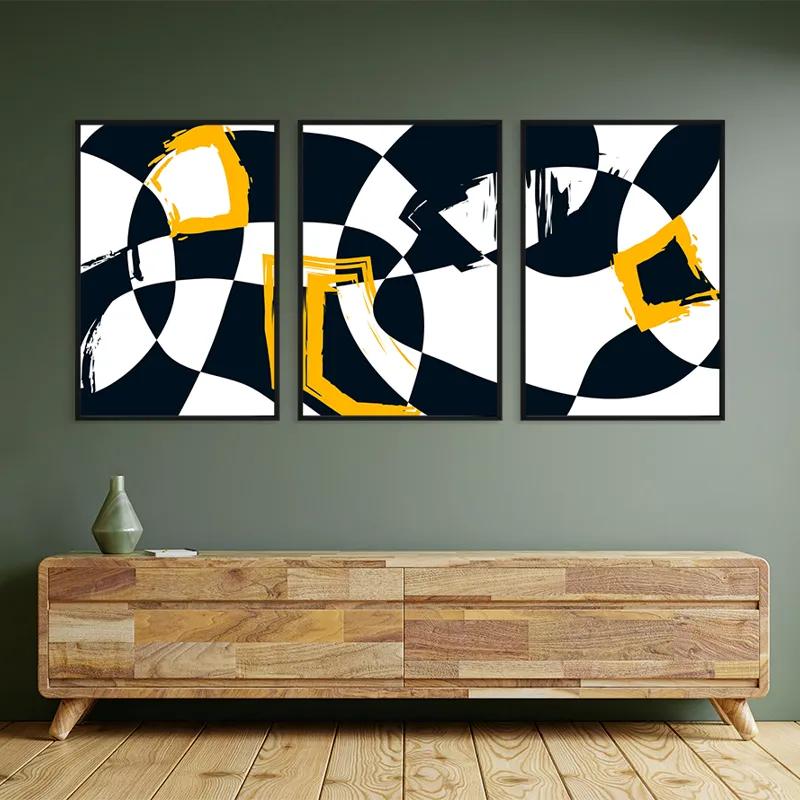 Картина на многоплатна основа Blacknd Whitert mockup 2