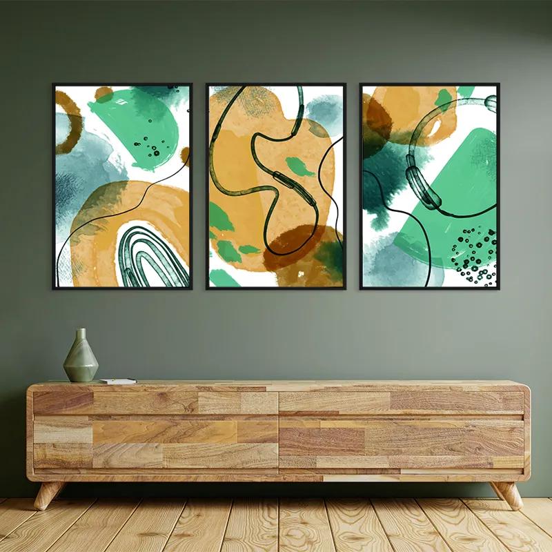 Картина на многоплатна основа Bluerown Set mockup 2