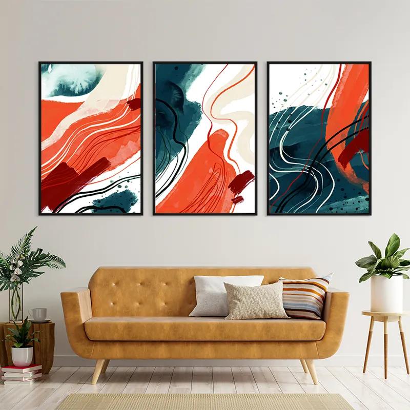 Картина на многоплатна основа Orangelue Set mockup 4