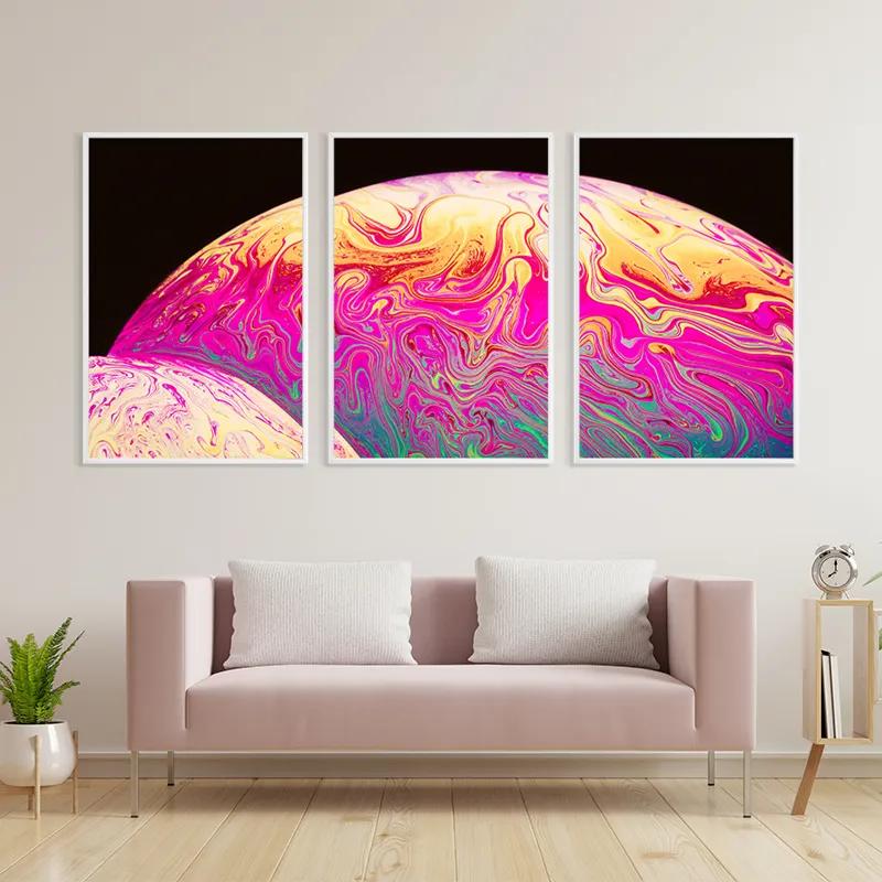 Картина на многоплатна основа Planet mockup 3