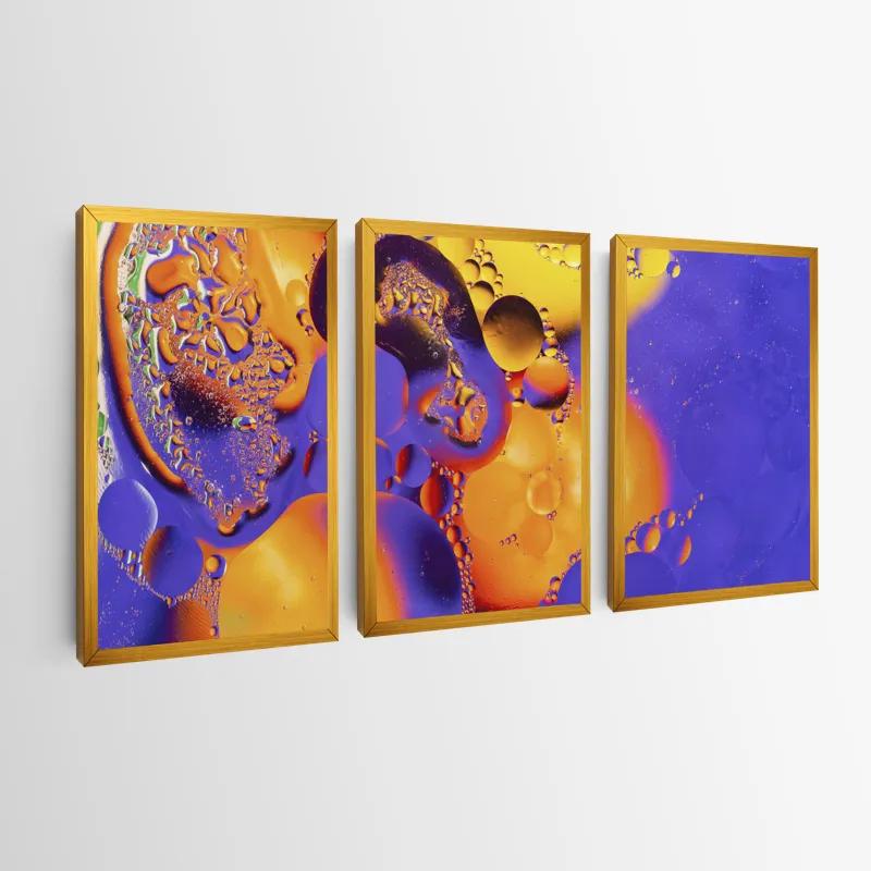 Картина на многоплатна основа Purple Orange Oil mockup 0