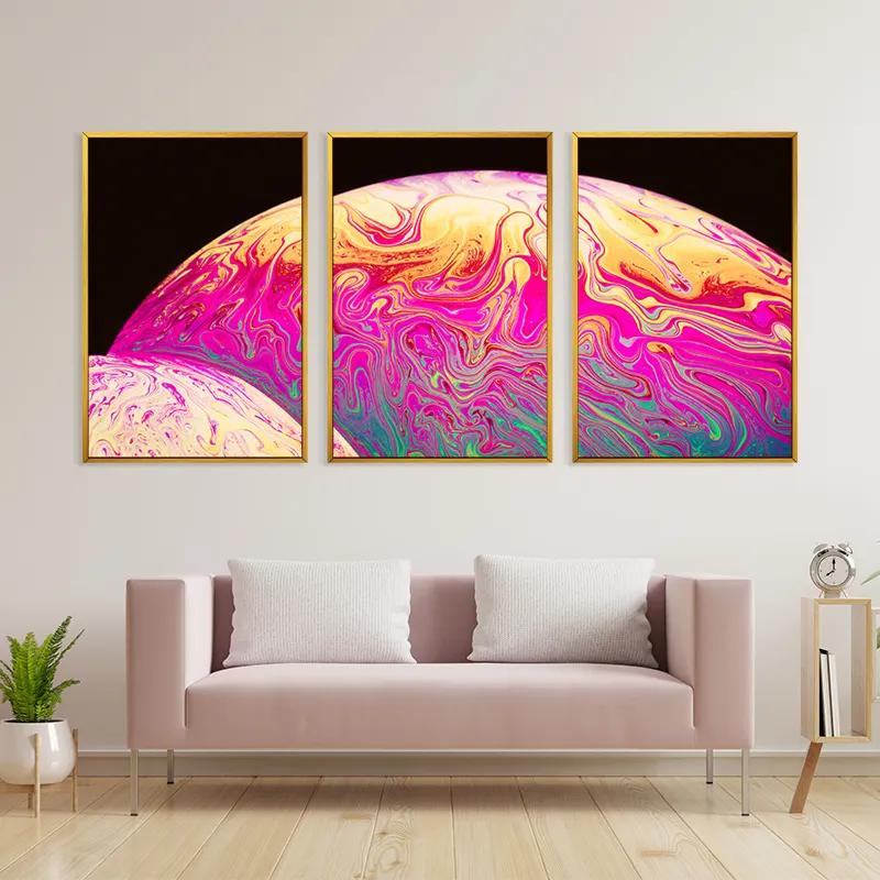 Картина на многоплатна основа Planet mockup 3