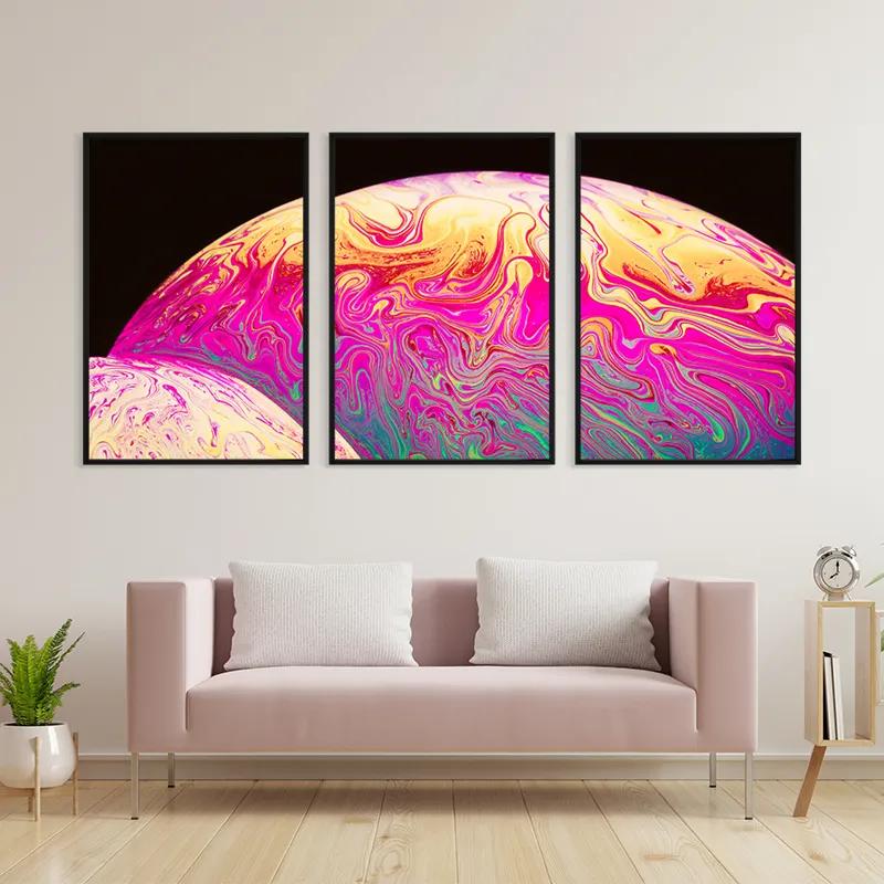 Картина на многоплатна основа Planet mockup 3