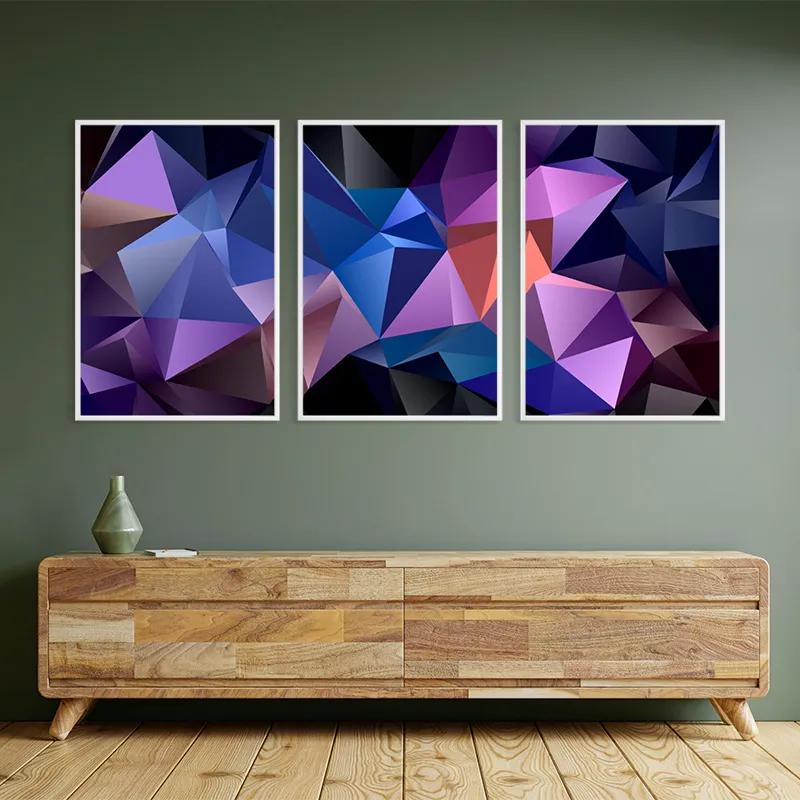 Картина на многоплатна основа Purple Shades mockup 2