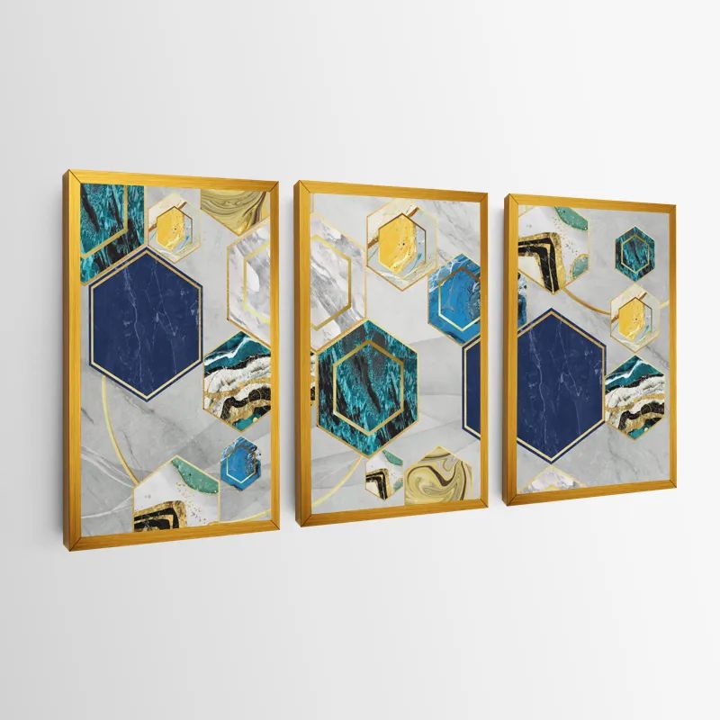 Marble Hexagon mockup 0