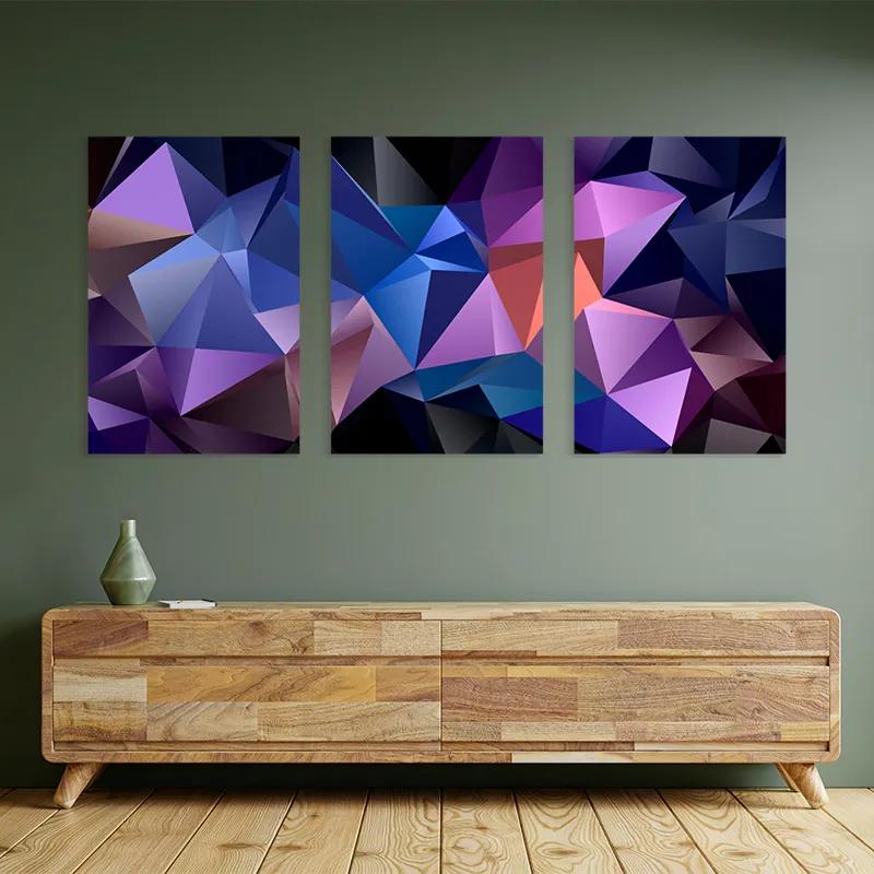 Картина на многоплатна основа Purple Shades mockup 2