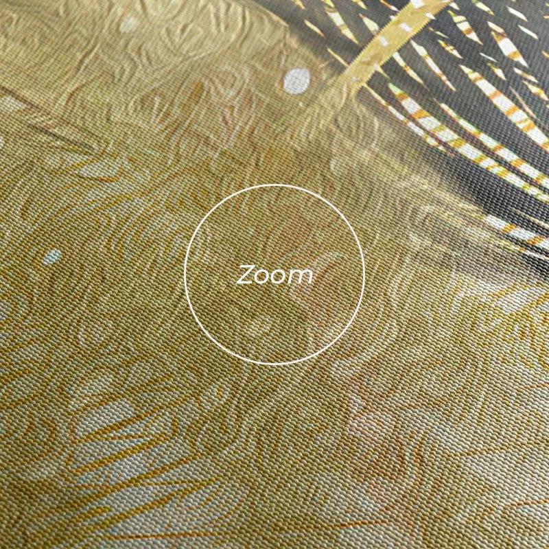 Картина на многоплатна основа Blacknd Gold Feathears mockup 1