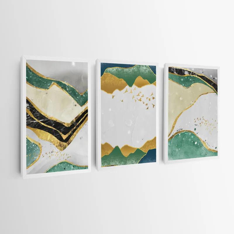 Картина на многоплатна основа Abstract Continent mockup 0