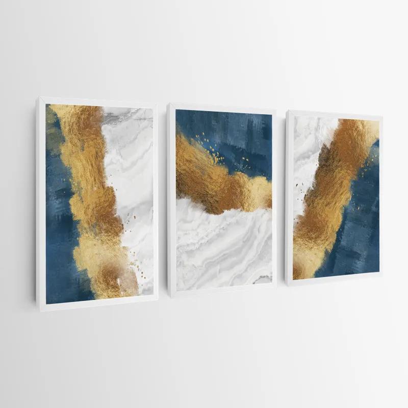 Картина на многоплатна основа Abstractluend White mockup 0