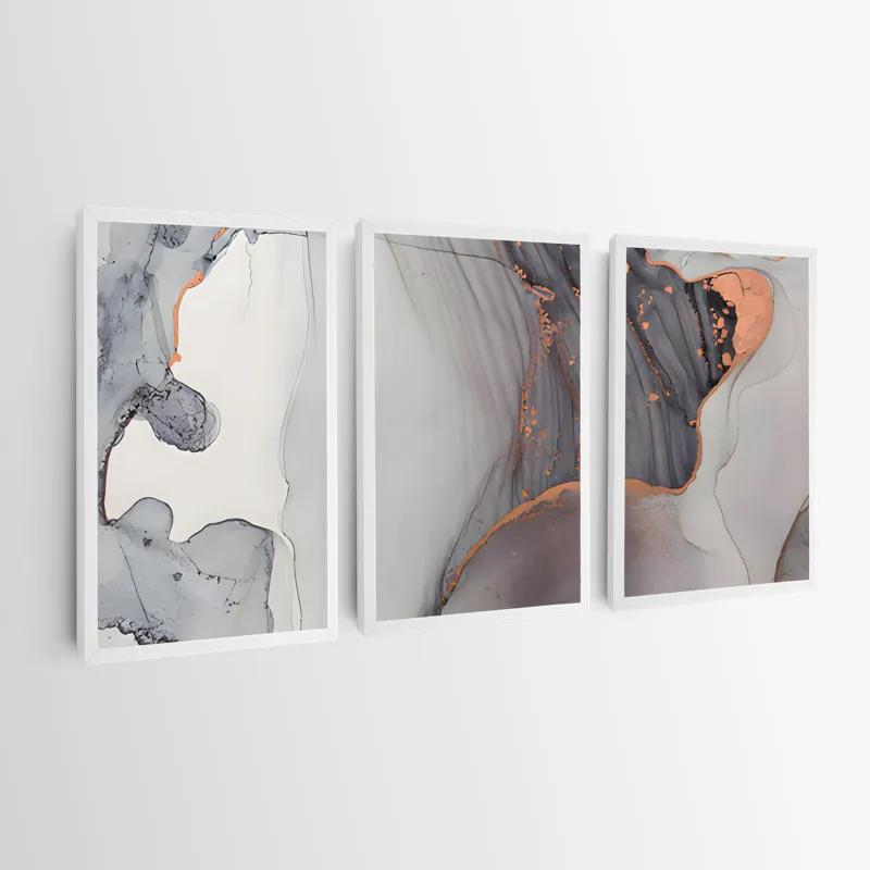 Картина на многоплатна основа Golden Pink mockup 0