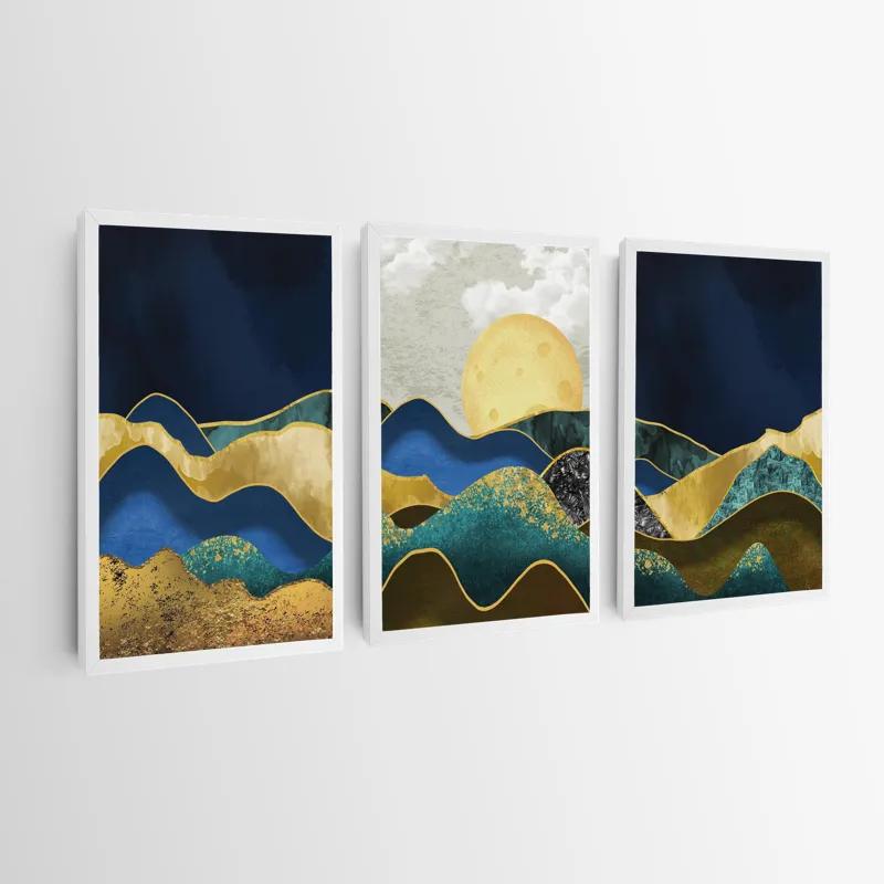 Картина на многоплатна основа Marble Mountains mockup 0