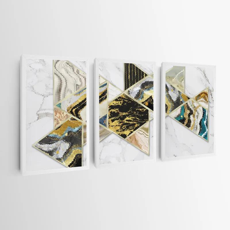 Картина на многоплатна основа Marble Shapes mockup 0
