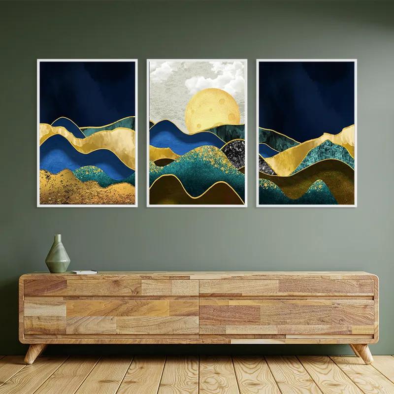 Картина на многоплатна основа Marble Mountains mockup 2