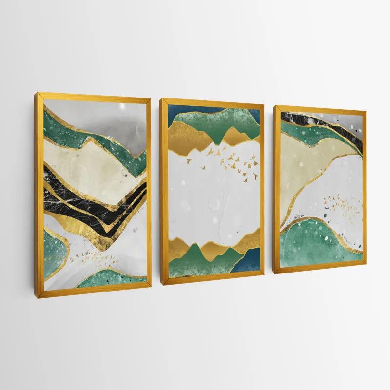 Картина на многоплатна основа Abstract Continent mockup 0