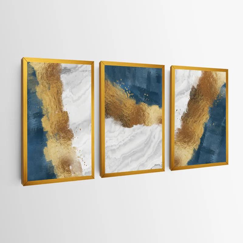 Картина на многоплатна основа Abstractluend White mockup 0