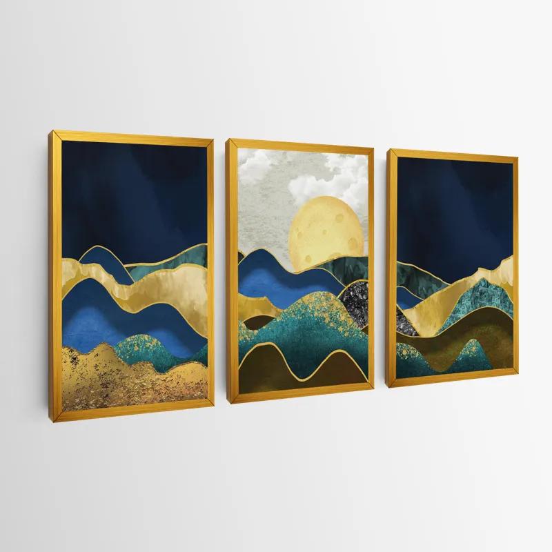 Картина на многоплатна основа Marble Mountains mockup 0