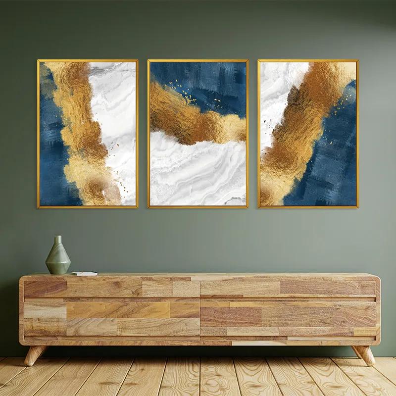 Картина на многоплатна основа Abstractluend White mockup 2