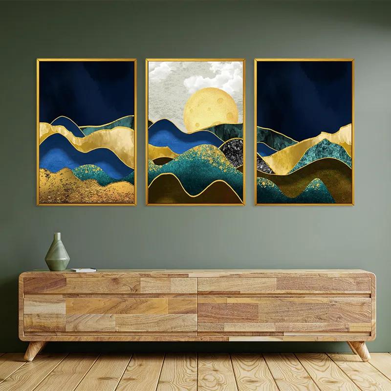 Картина на многоплатна основа Marble Mountains mockup 2