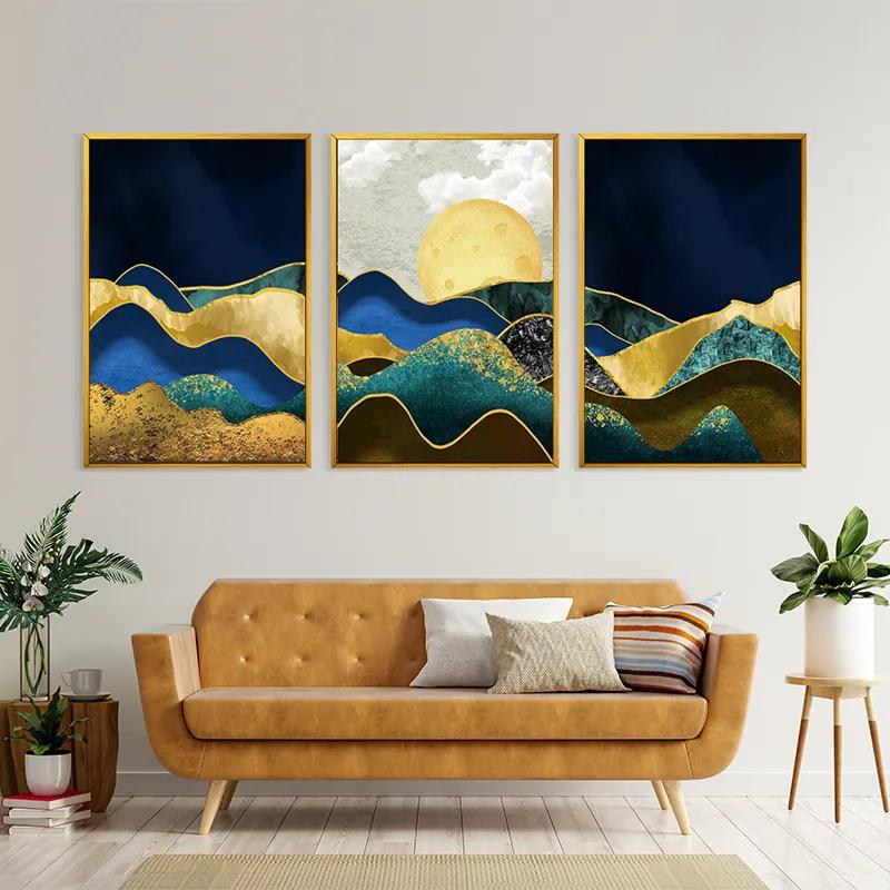 Картина на многоплатна основа Marble Mountains mockup 4