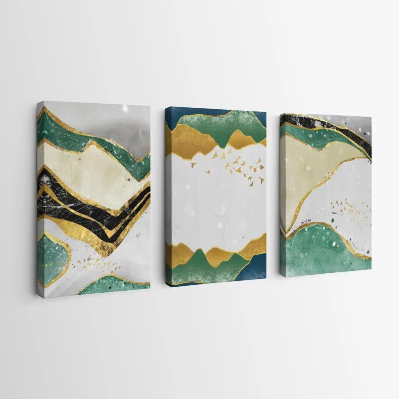 Картина на многоплатна основа Abstract Continent mockup 0