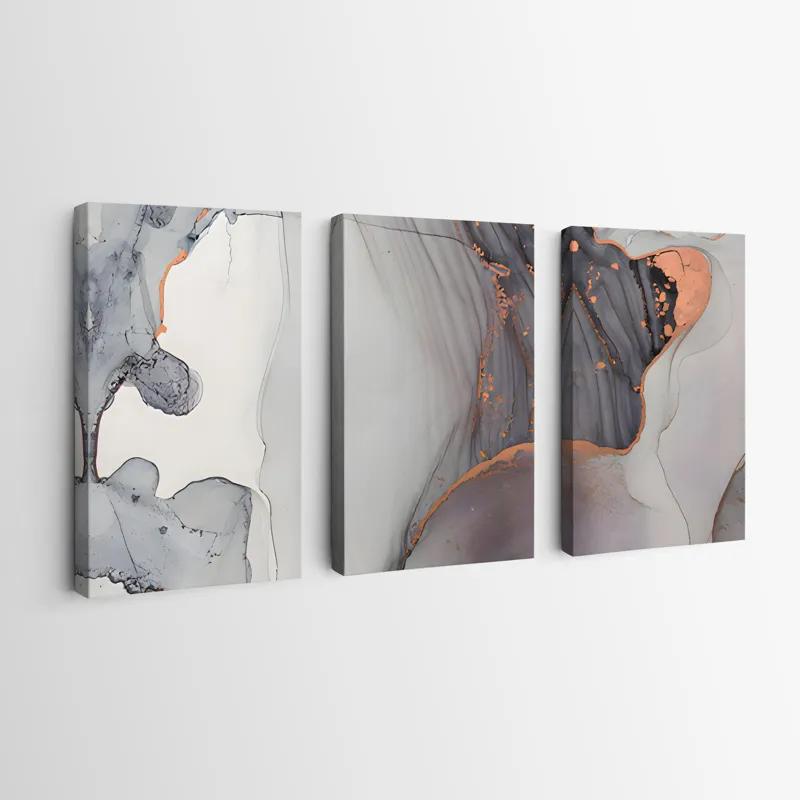 Картина на многоплатна основа Golden Pink mockup 0