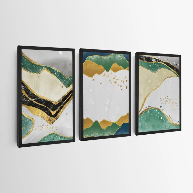 Картина на многоплатна основа Abstract Continent mockup 0